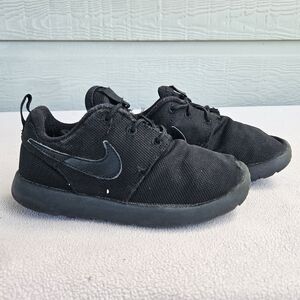 Nike Roshe One 1 Athletic Sneaker SZ 13K Tie Black Breathable 749427-031